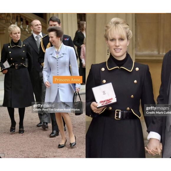 $2900 Ralph Lauren Collection Black Wool Double-Breast Clifton Coat Purple Label - Picture 2 of 16